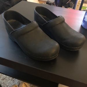 Dansko black clogs
